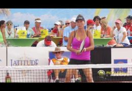 Winning Tip Interview with Triple Crown Winner Jennifer Dawson at 2017 US Open Pickleball Championships