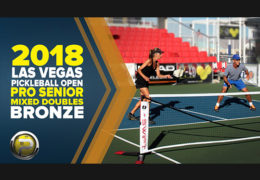 PRO Senior Mixed Doubles Bronze at the 2018 Las Vegas Pickleball Open
