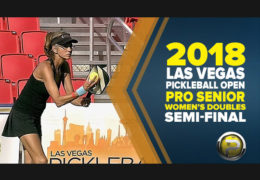 PRO Senior Women’s Doubles Semi-Final at the 2018 Las Vegas Pickleball Open