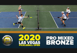 2020 Las Vegas Pickleball Open Pro Mixed BRONZE Medal Match