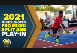 Pro Mixed Split Age Play-In – 2021 US Open – Weinbach/Waters vs Paolicelli/Olin